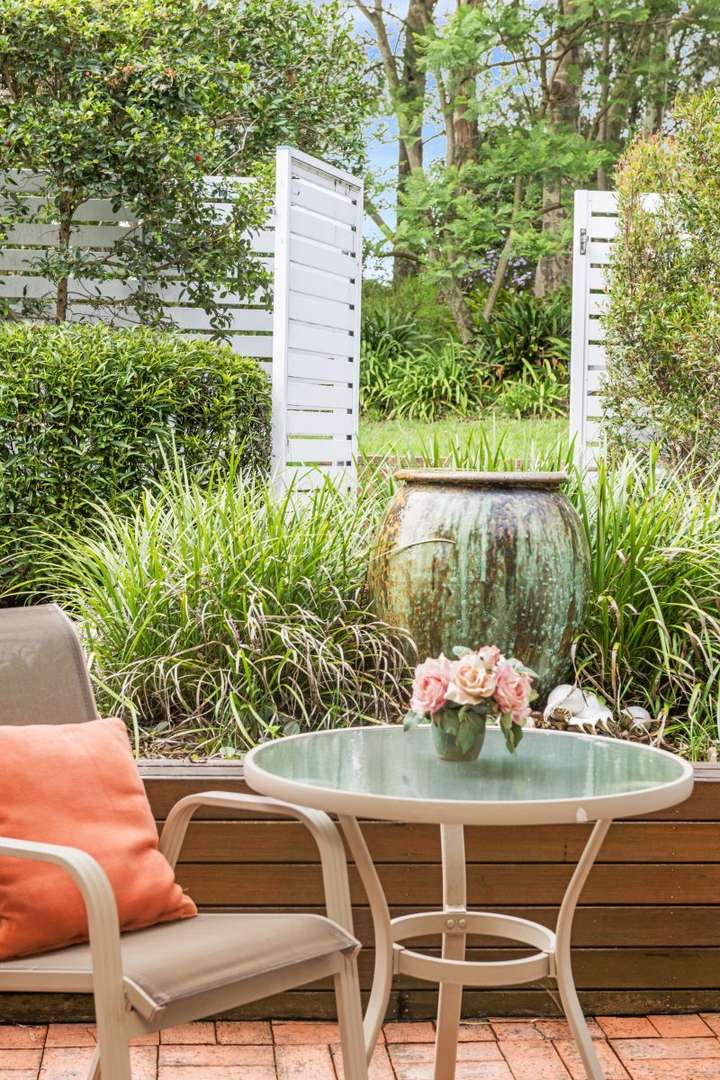 Centrally located, ground floor unit surrounded by lush gardens with large courtyard, close to clubhouse.