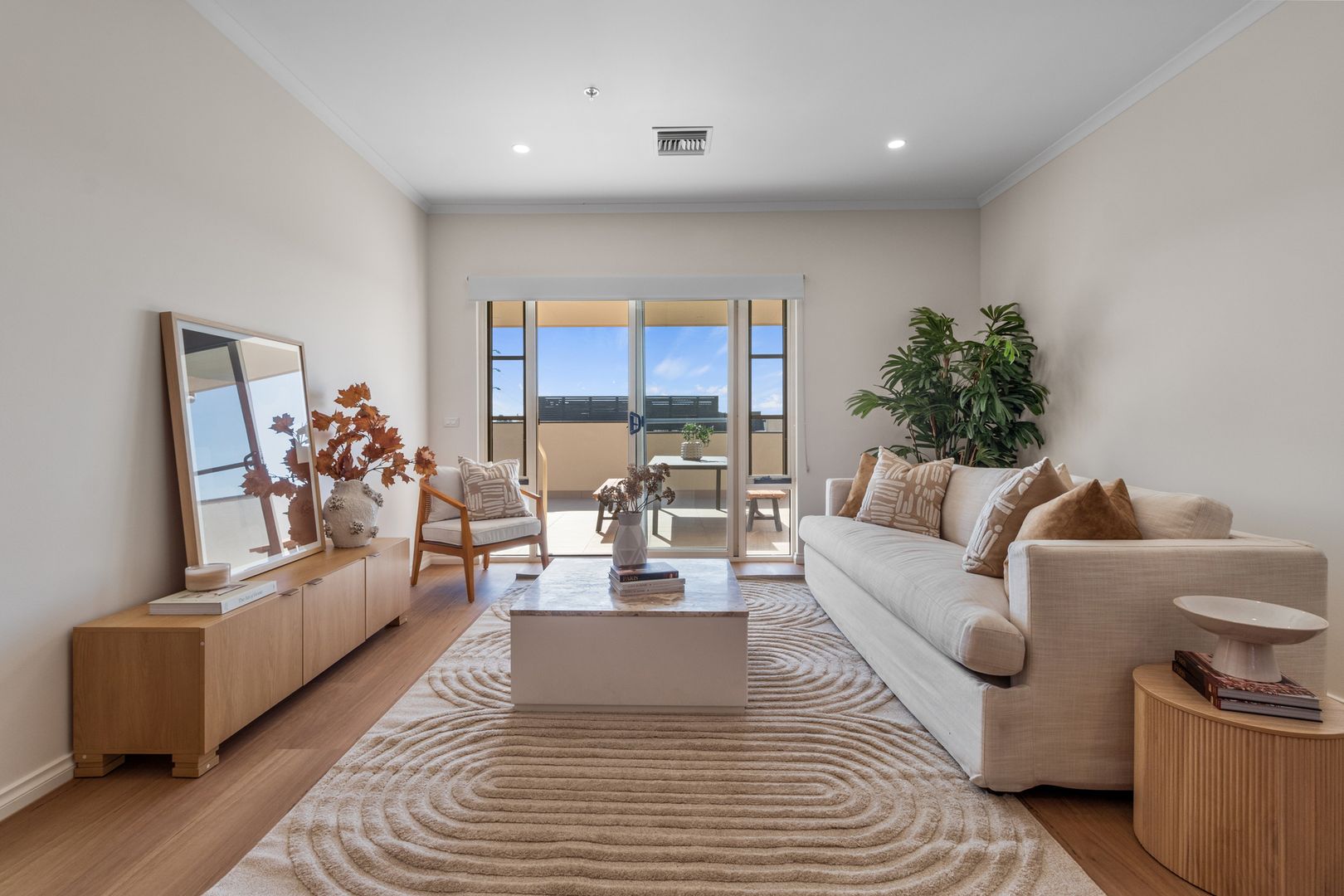 The modern apartment with breathtaking views
