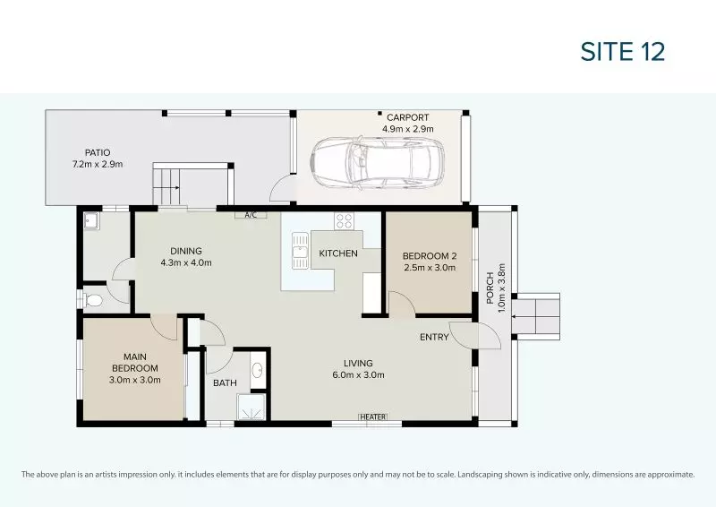 Beautifully Refreshed Two-Bedroom Cottage