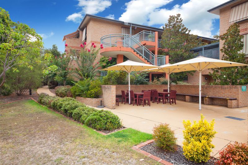 North-facing ground level unit set in enviable park-like surrounds