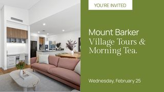 Living Choice Mount Barker's Morning Tea & Tour
