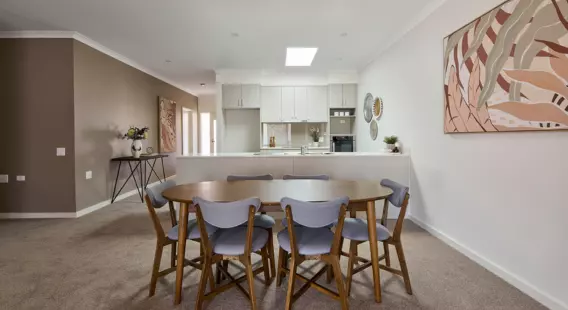 Spacious two-bedroom villa with study and attached garage | Uniting Amala