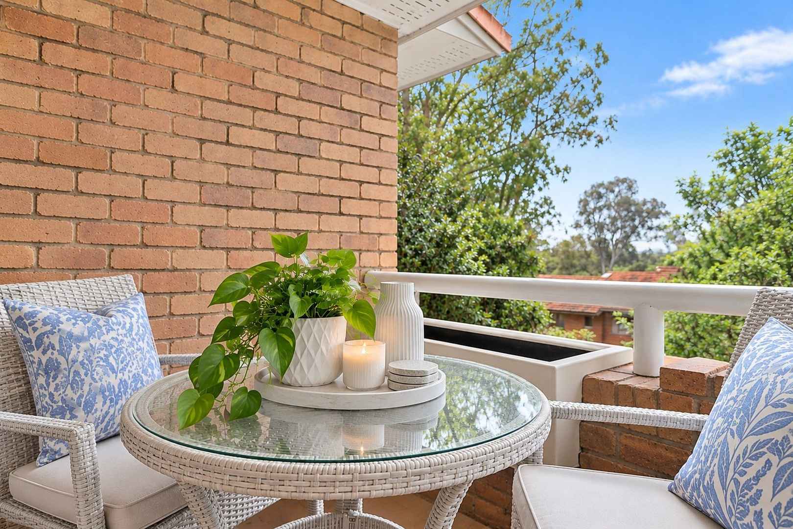 Relaxed Apartment Living with Two Private Balconies