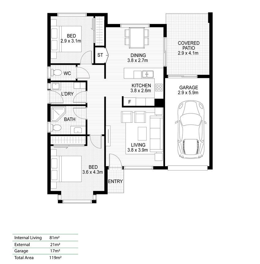 Totally Refreshed North-Facing Villa with Greenspace Views