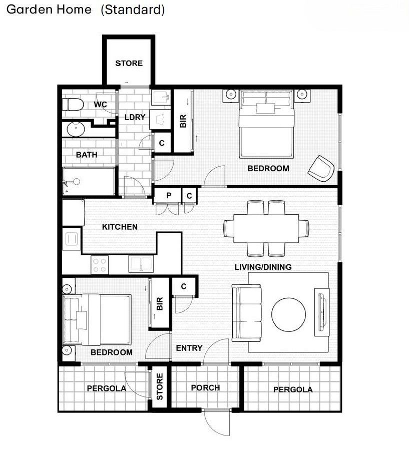 Spacious and Stylish with a Private Garden Courtyard