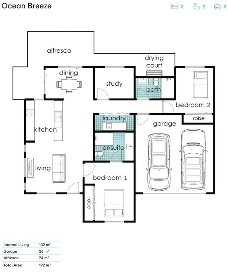 Spacious Coastal Villa with Large Yard and Entertaining Area