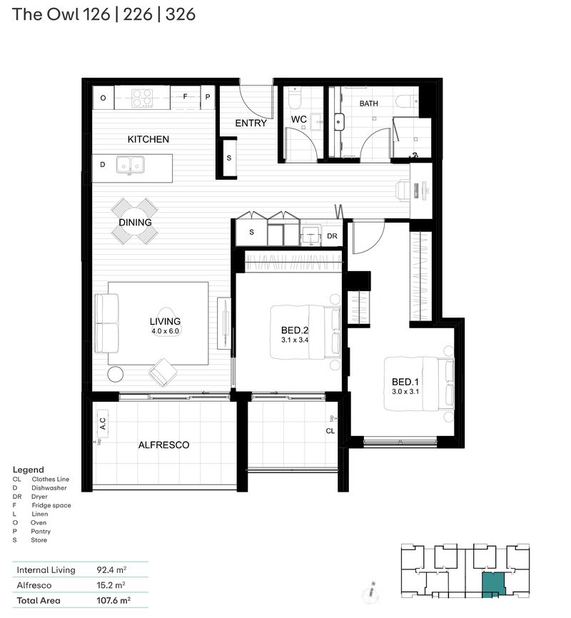 Last remaining  'Owl' Floorplan Design