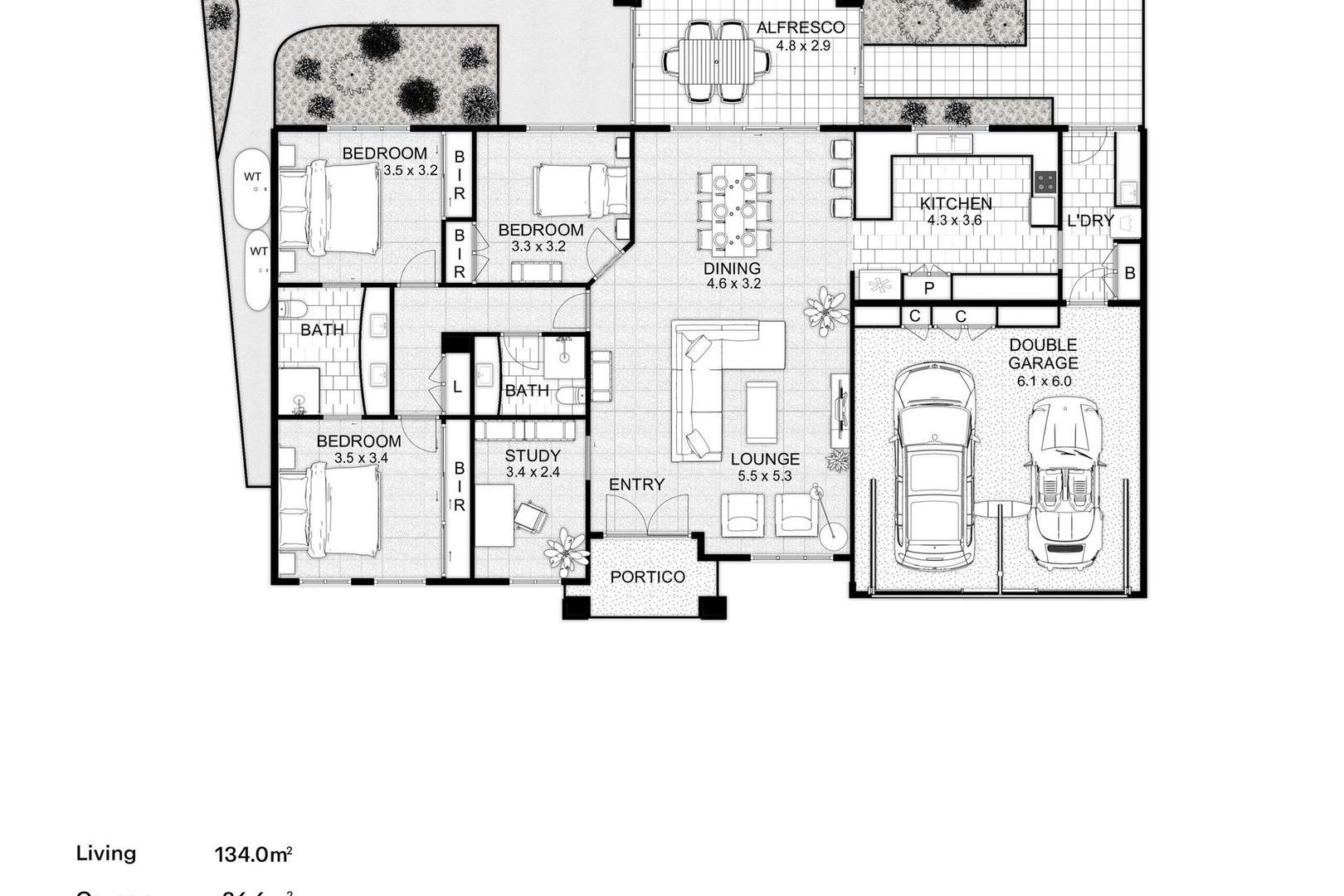 Expansive Floorplan with Golf Course Views