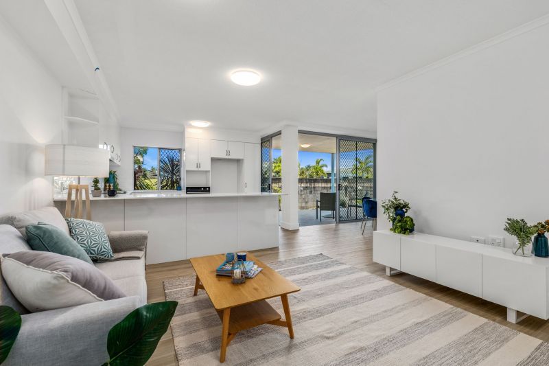 Light-filled ground-level two-bedroom apartment