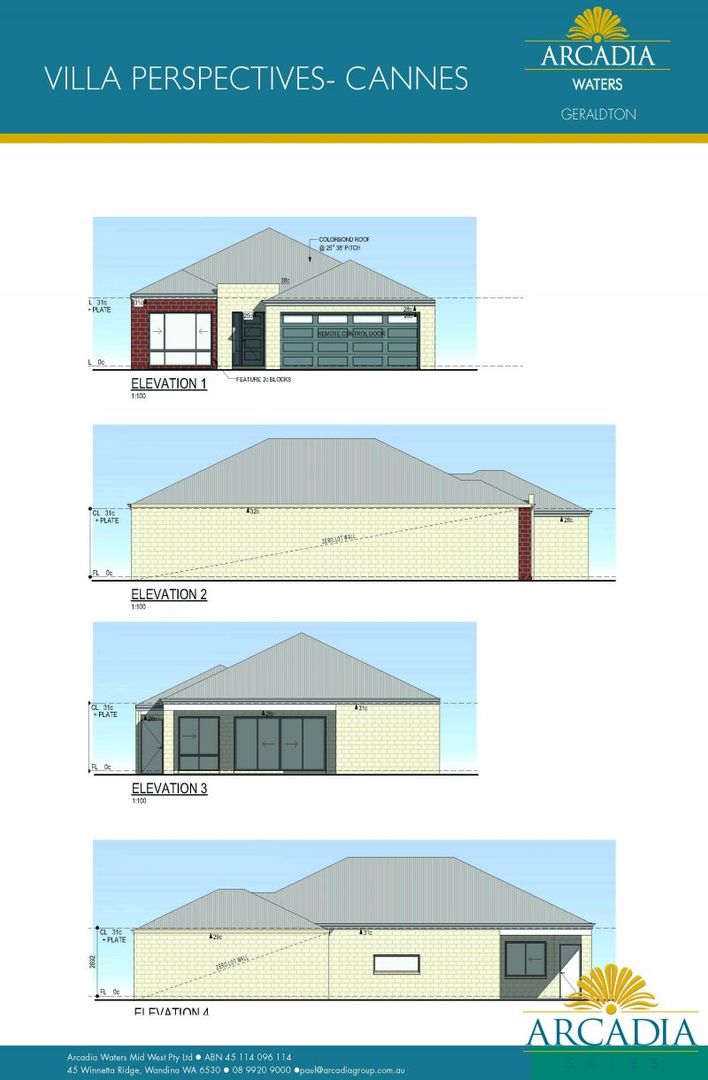 ARCADIA WATERS GERALDTON - New 'CANNES' Design in Stage 3