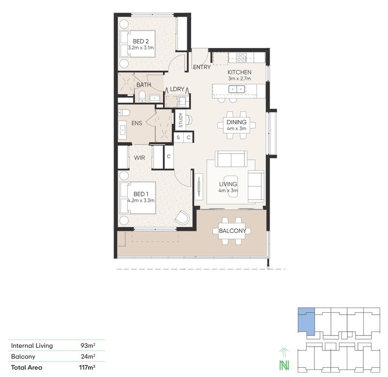 Stylish Apartment with Views and Prime Location