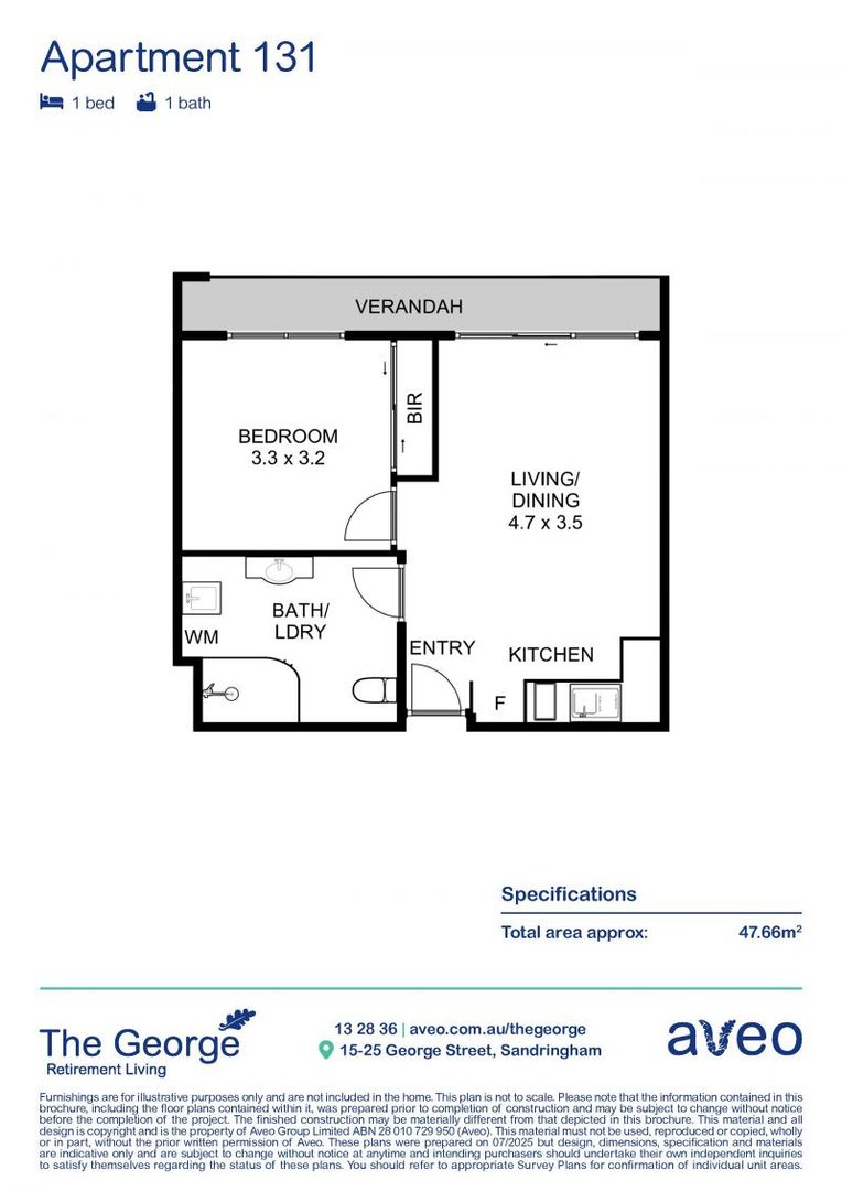 Delightful one-bedroom apartment on the ground floor