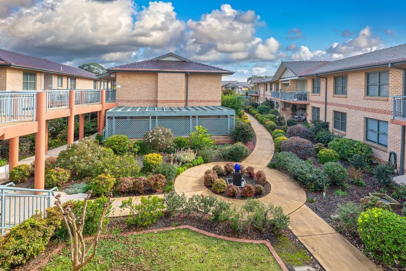 Enjoying lovely village and district views from a sunny north-east corner position