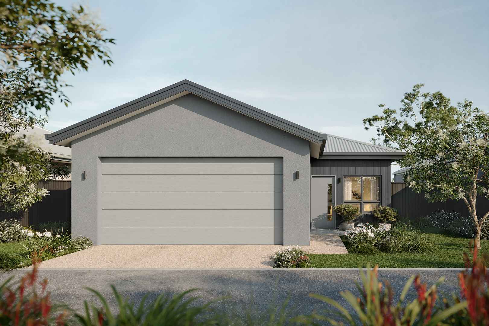 Stylish two-bedroom, two-bathroom home with study and double garage