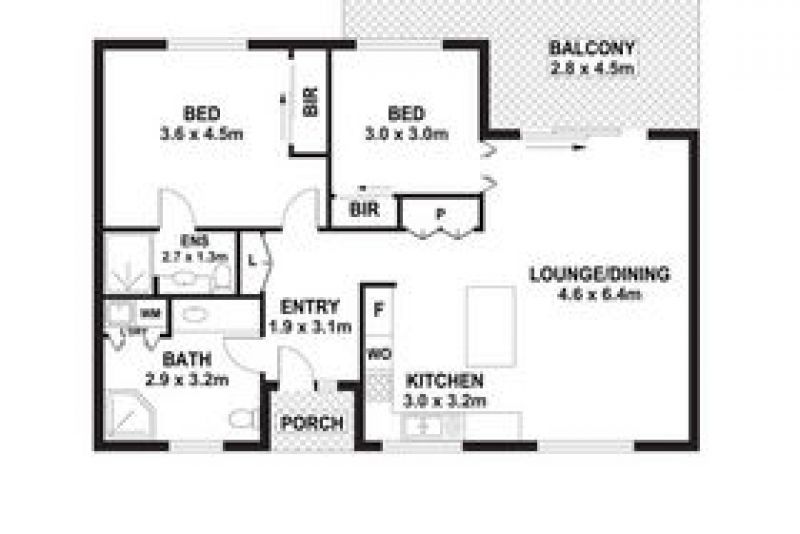 Space, Privacy & Style - 2 Bed, 2 Bath Layout