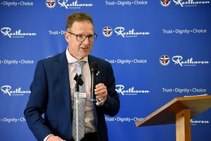 Dedication and humour: David Norton retires from Resthaven.