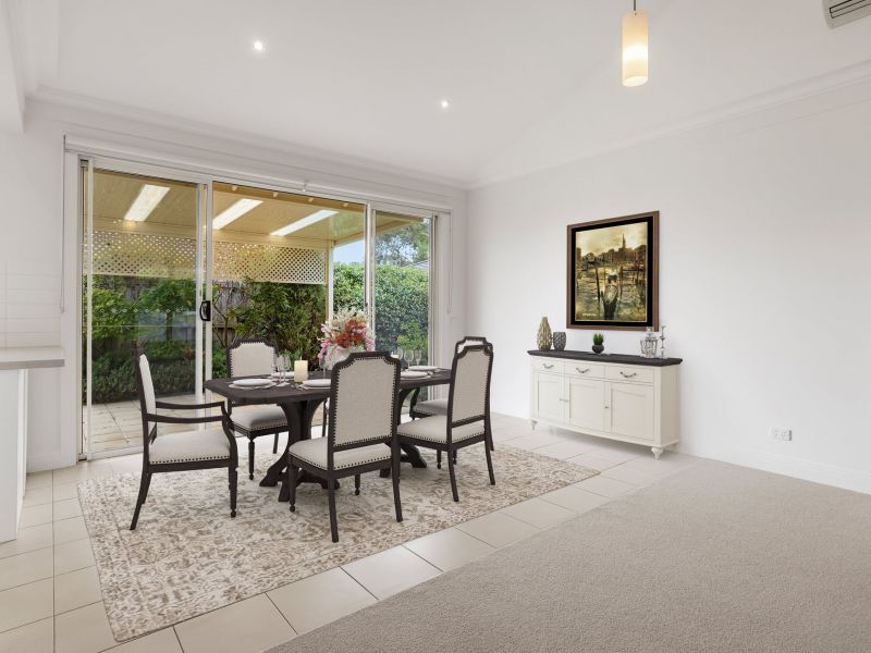 North-facing with High ceilings and Private Courtyard