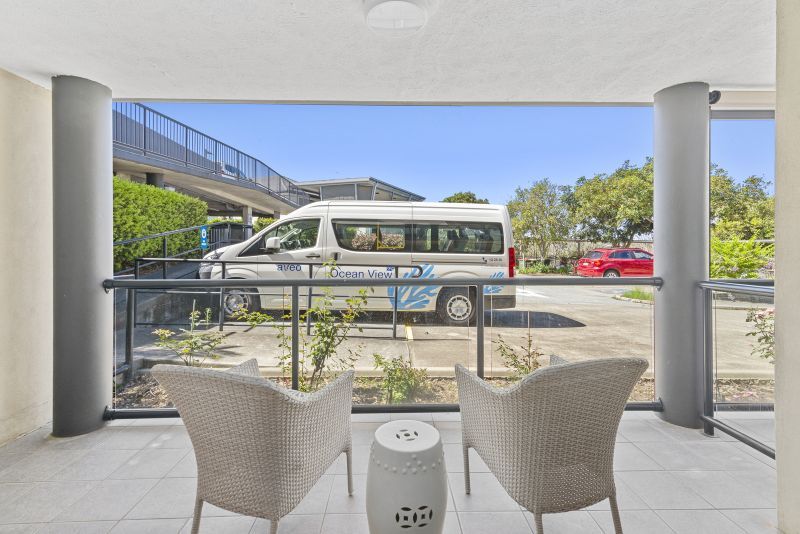 North-facing studio apartment