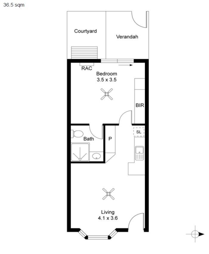 Freshly Updated Serviced Apartment with Private Courtyard