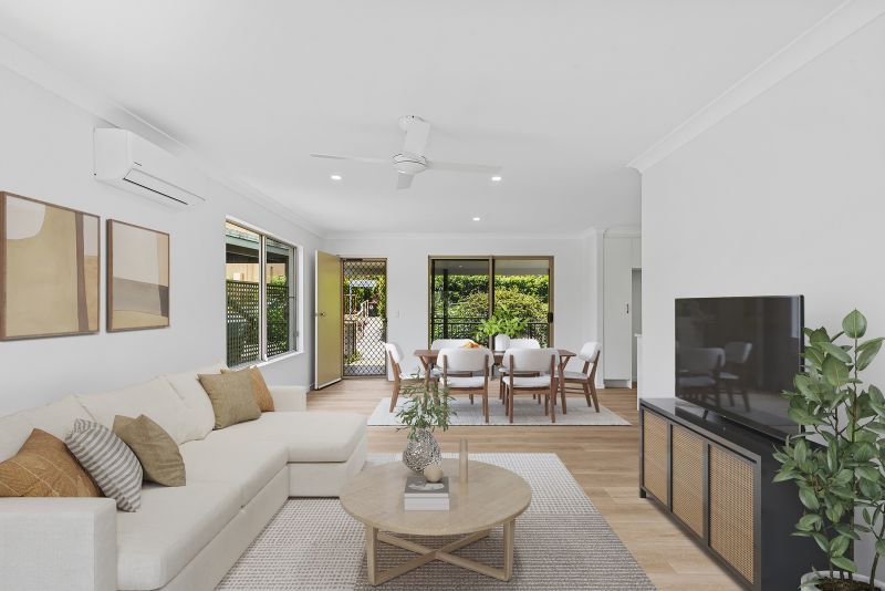 Elevated 2-bedroom villa surrounded by trees