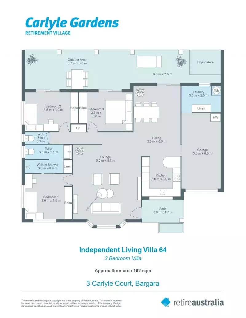 Large, central location!