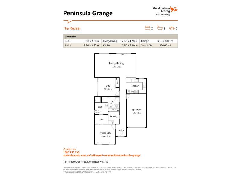 DEPOSIT TAKEN - 'The Retreat' 2br villa with sun-filled private garden