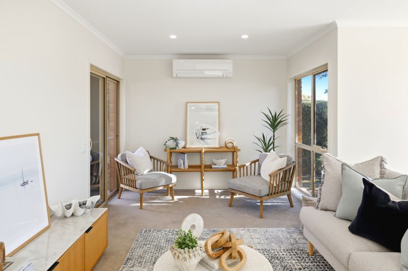 Rare north-facing corner home with garden views