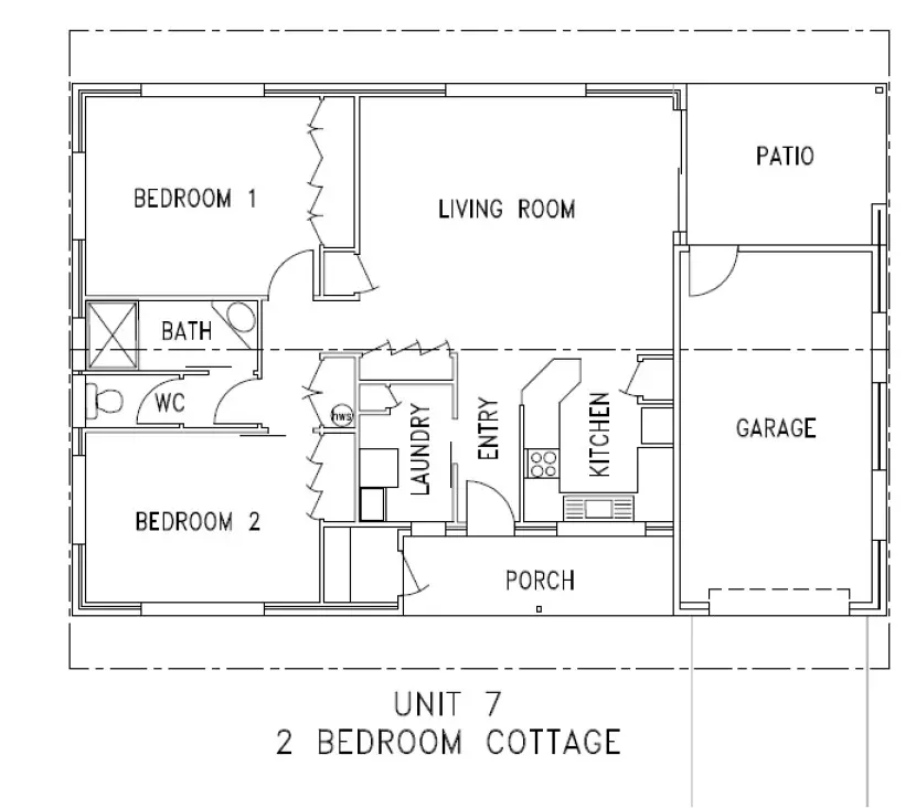Enviable position of the village - Unit 7 at Rotary Garden Village