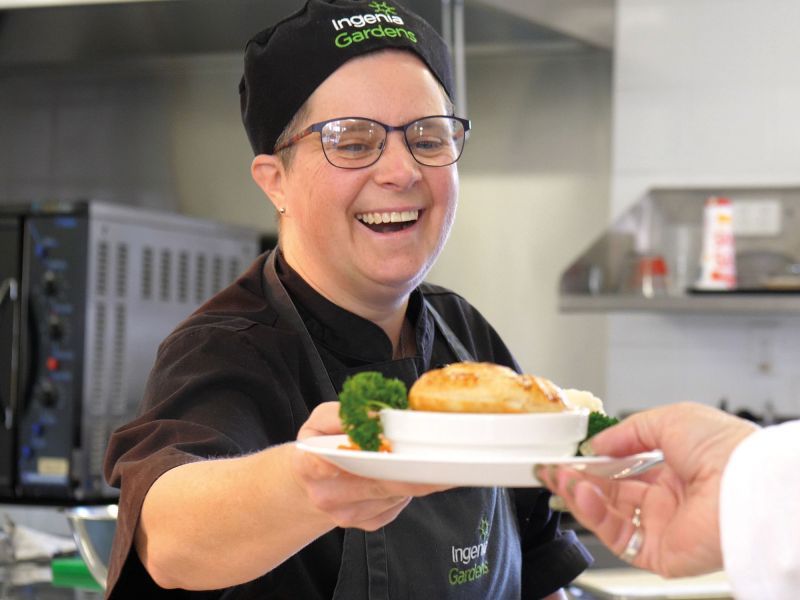 Single Catered Unit with lunch package included* – Rent in Seniors Community