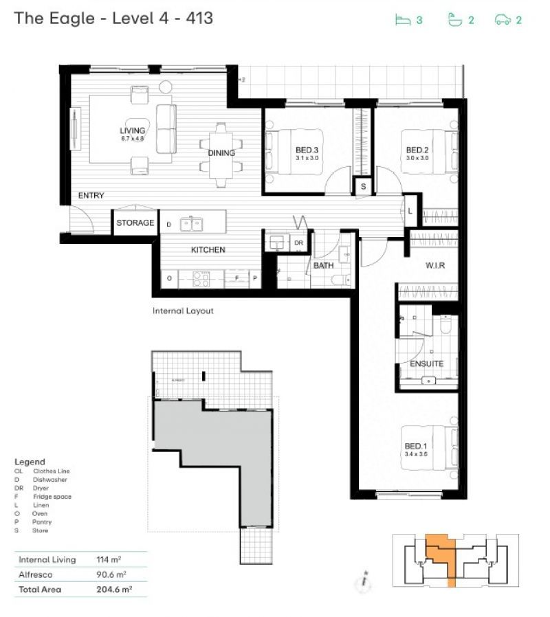 Retreat in a refined sanctuary