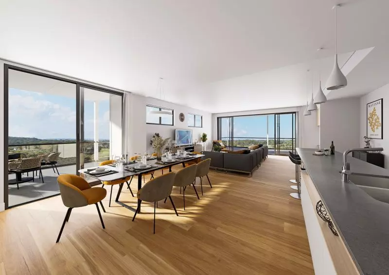 Penthouse perfection with amazing golf course views