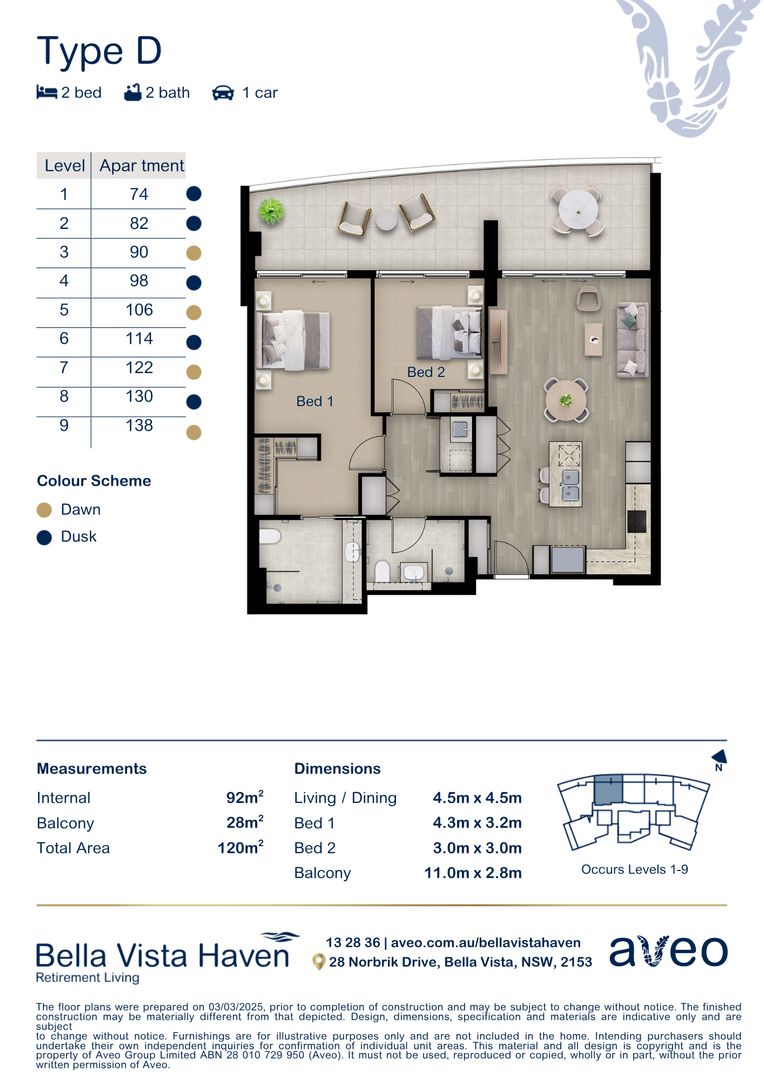 130/28 Norbrik Drive Bella Vista, NSW 2153