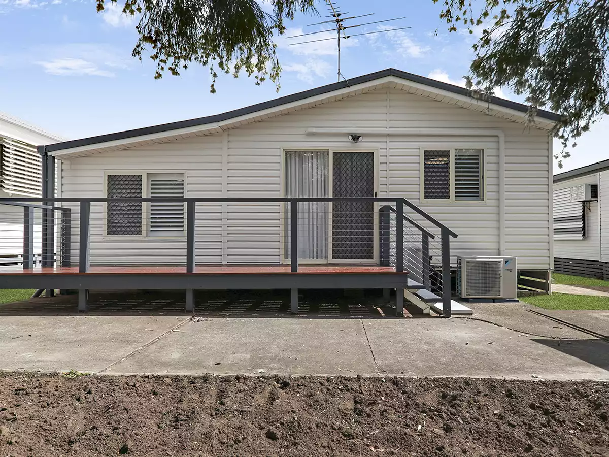 Pacific Palms Village - NEWLY Renovated Villa - Back Deck - SOLD