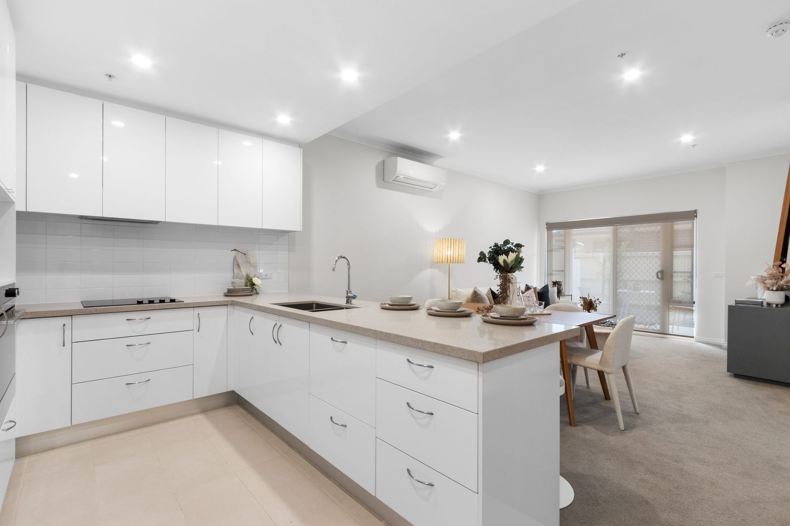 Stylish one-bed ground-floor apartment with outdoor space