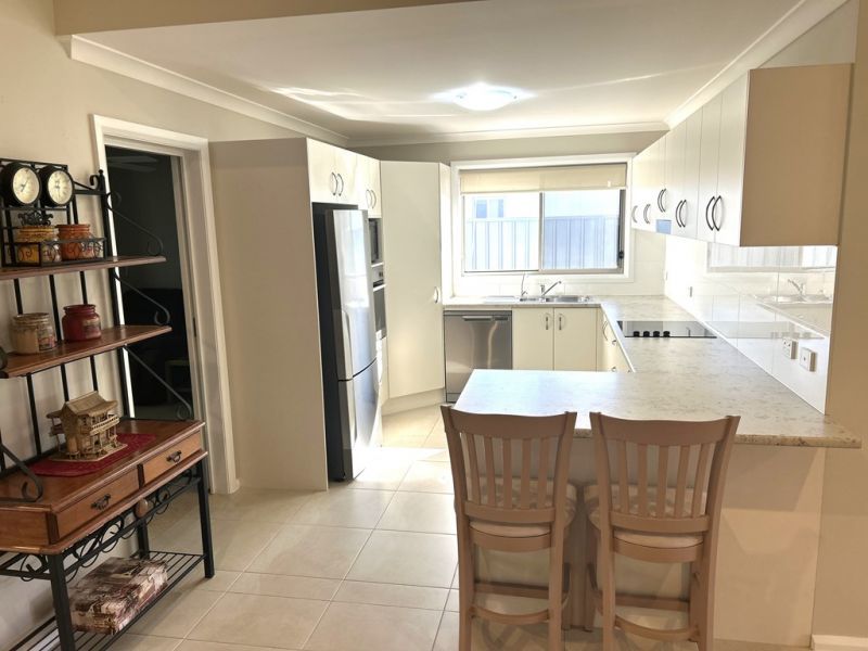 This home has un-interrupted woodlands view.