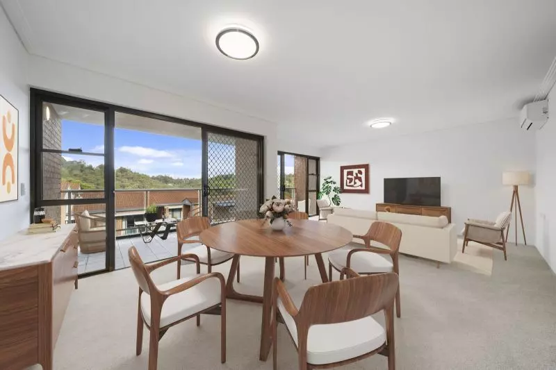 Ground-floor unit with bush views