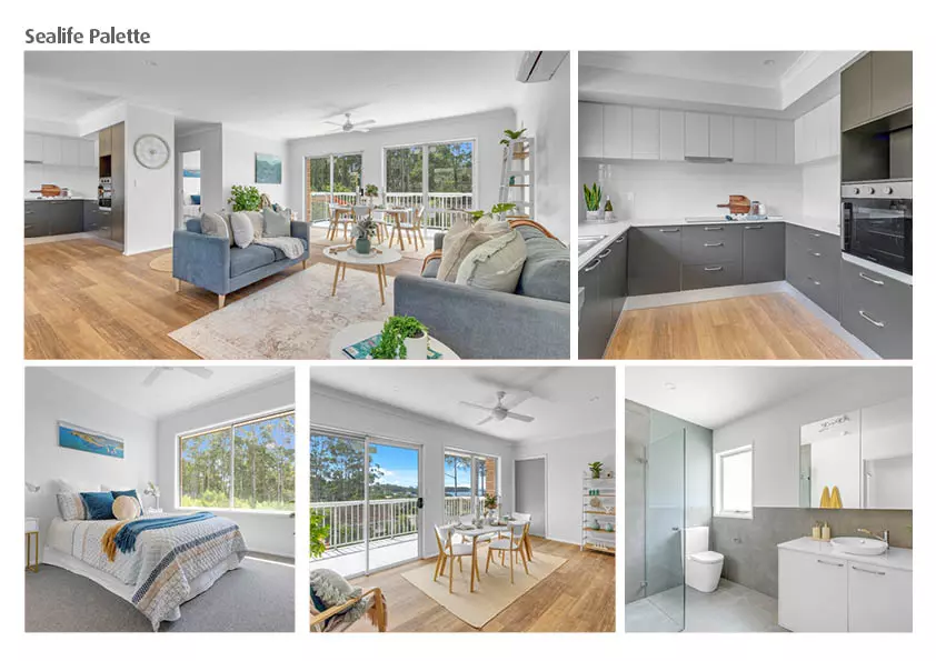 Type C with Left Garage: Wake Up to Water Views in This 2-Bedroom Villa