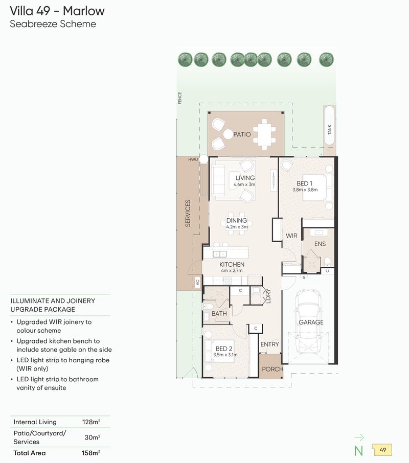 Stylish and Easy‑care Villa, Ready to Move in