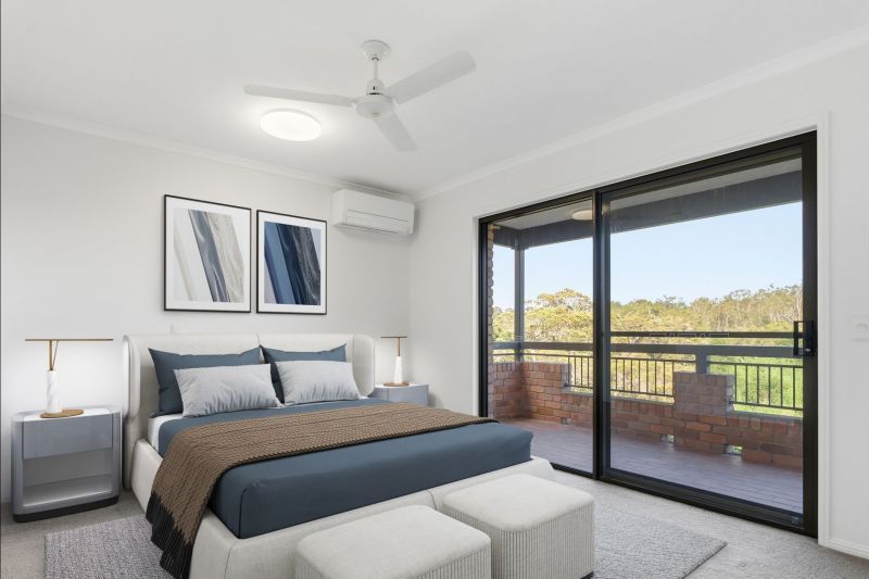 Spacious two-bedroom apartment with stunning bushland views