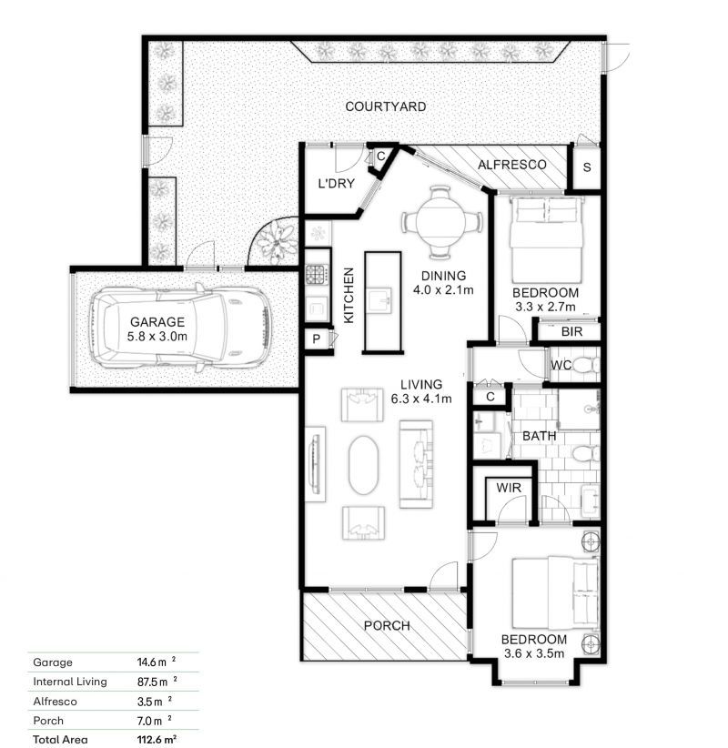North-facing, light, and bright unit - newly renovated