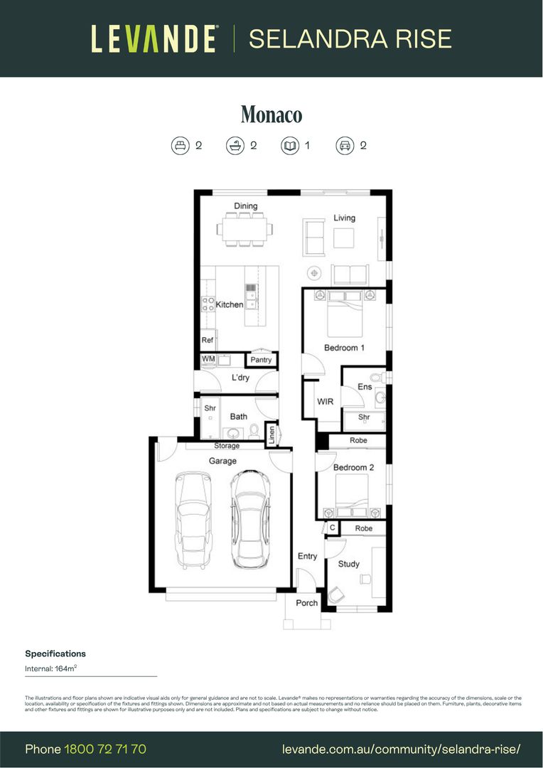 Two Bedroom + Study | Villa 123