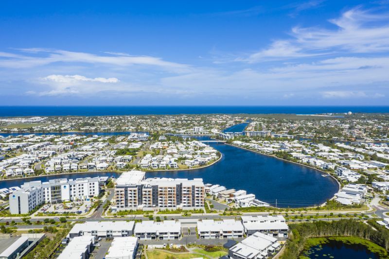 Top-Floor Living with Water Views