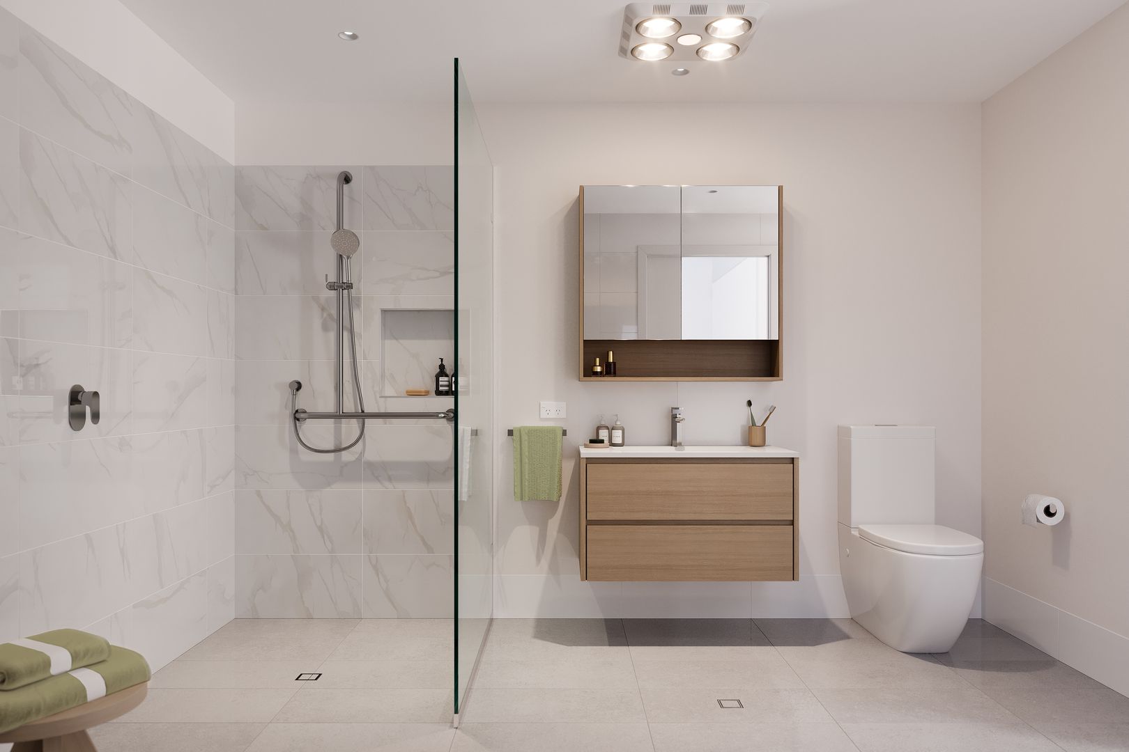 Oak Tree Retirement Village Jesmond - 2 Bedroom + 1 Bathroom + 1 Study