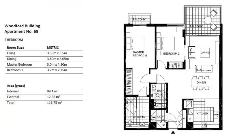Stunning, Elevated Residence with Leafy Balcony Views