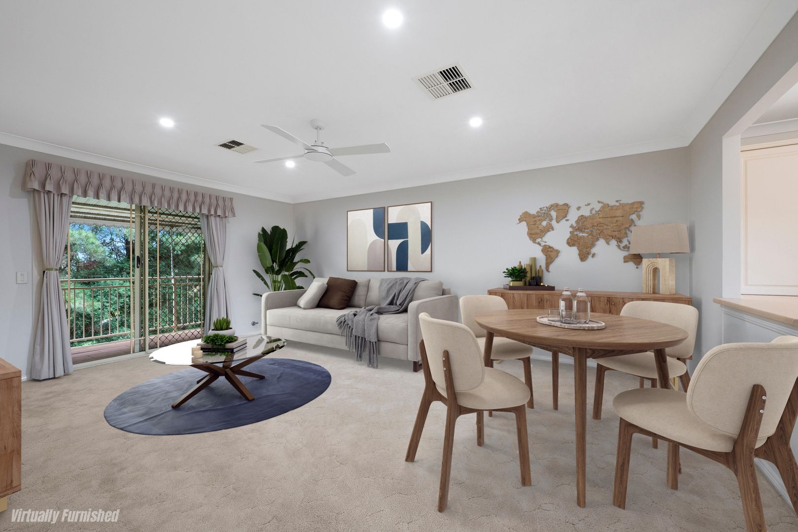 An Upstairs Haven with Garden Views