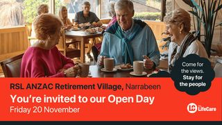 Open Day Friday 20th November!