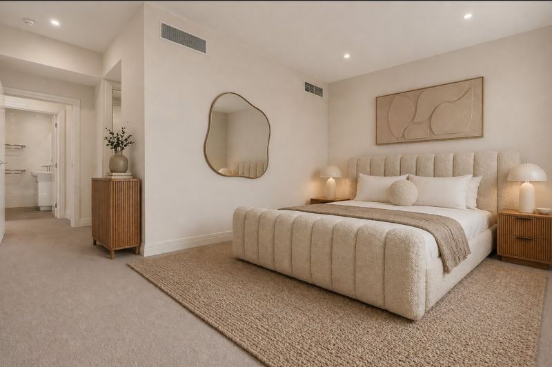 Spacious two-bedroom apartment with north-facing balcony