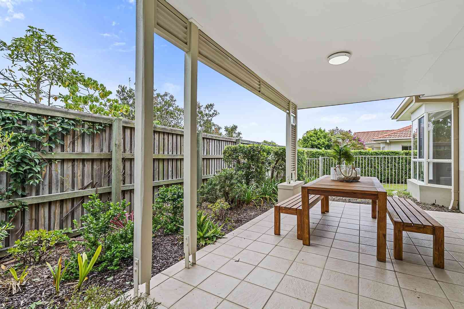 Spacious two-bedroom villa with study and private outdoor retreat