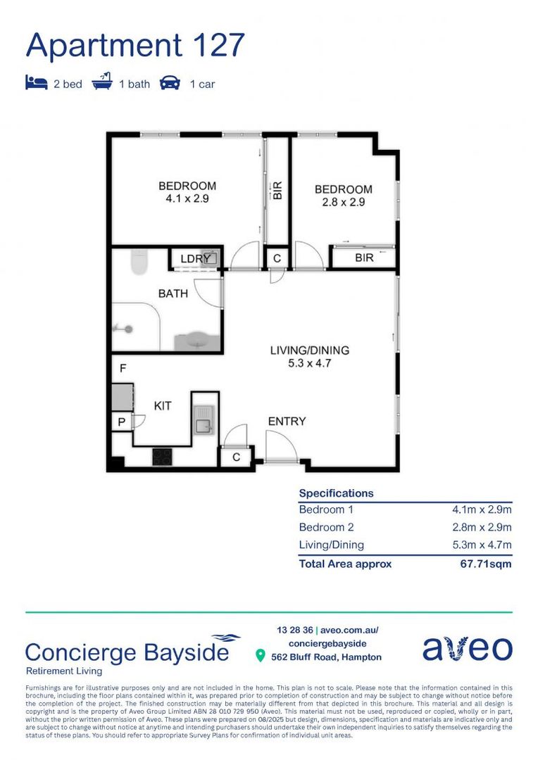 Enjoy easy living in this beautiful two-bedroom apartment