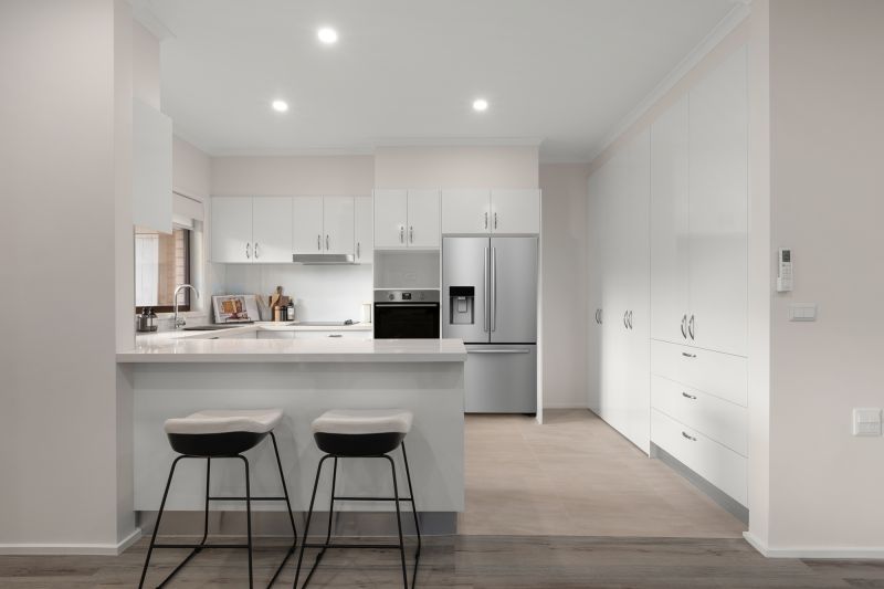 North-facing two-bedroom villa with private backyard